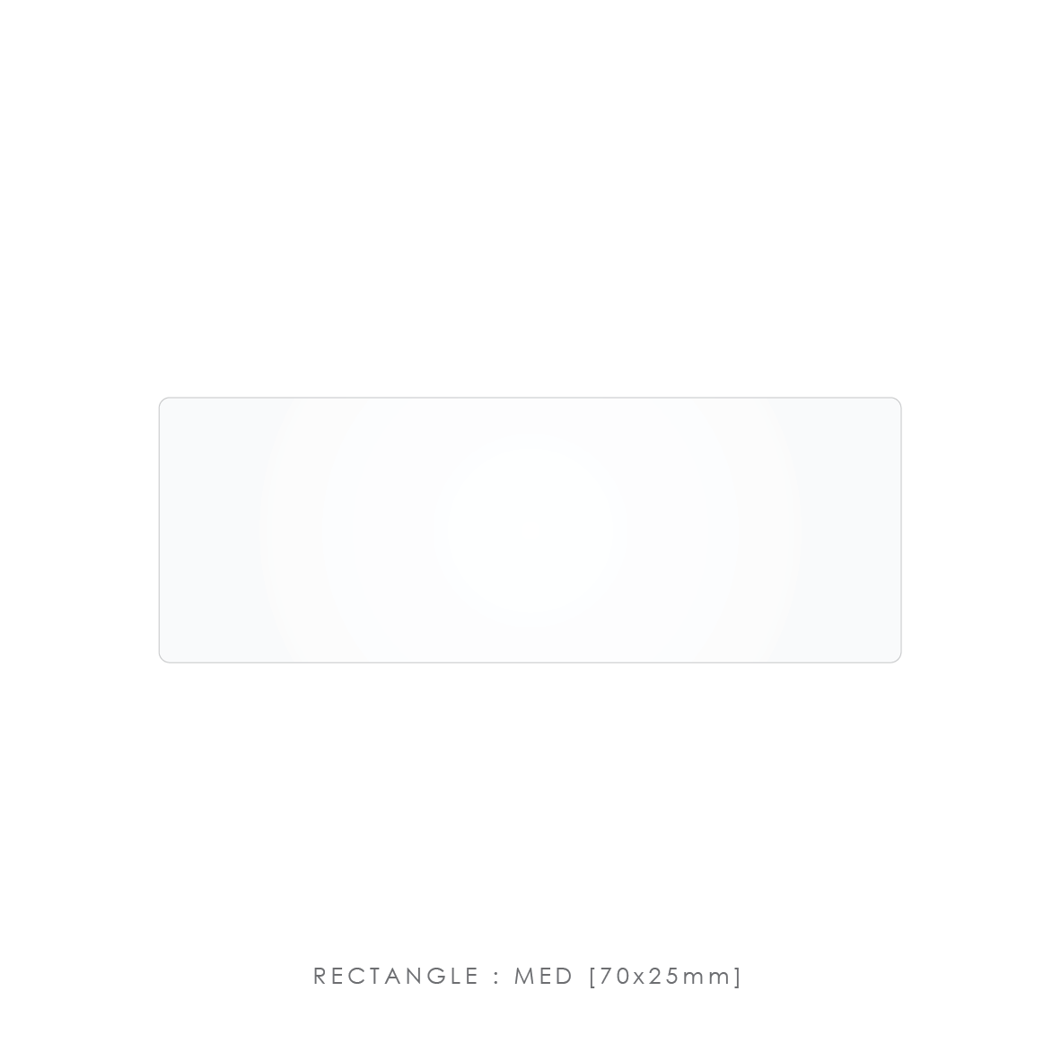 RECTANGLE - Premium Domed Name Badge