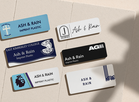 Custom Name Badge – Imprint Plastic